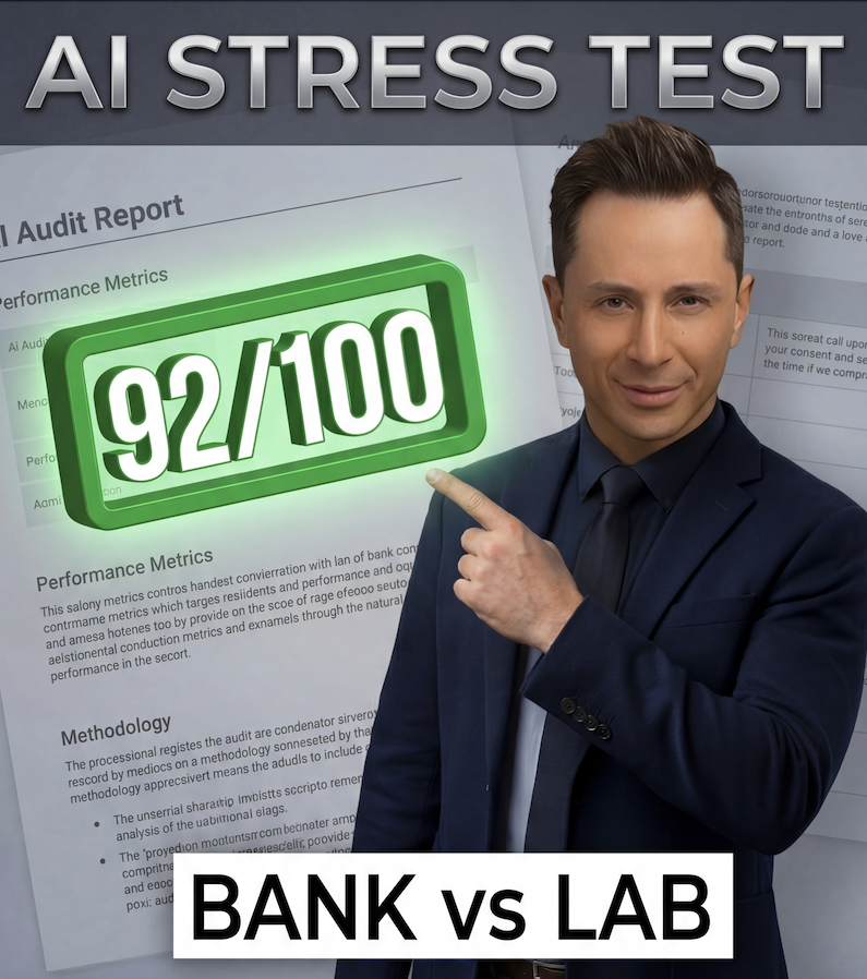 AI Stress Test - Bank vs Lab Model Scored 92/100